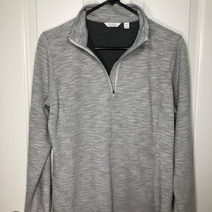 Lady Hagen Gray Pullover Athletic Top